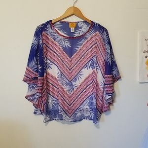 Ruby Rd. Batwing Blouse